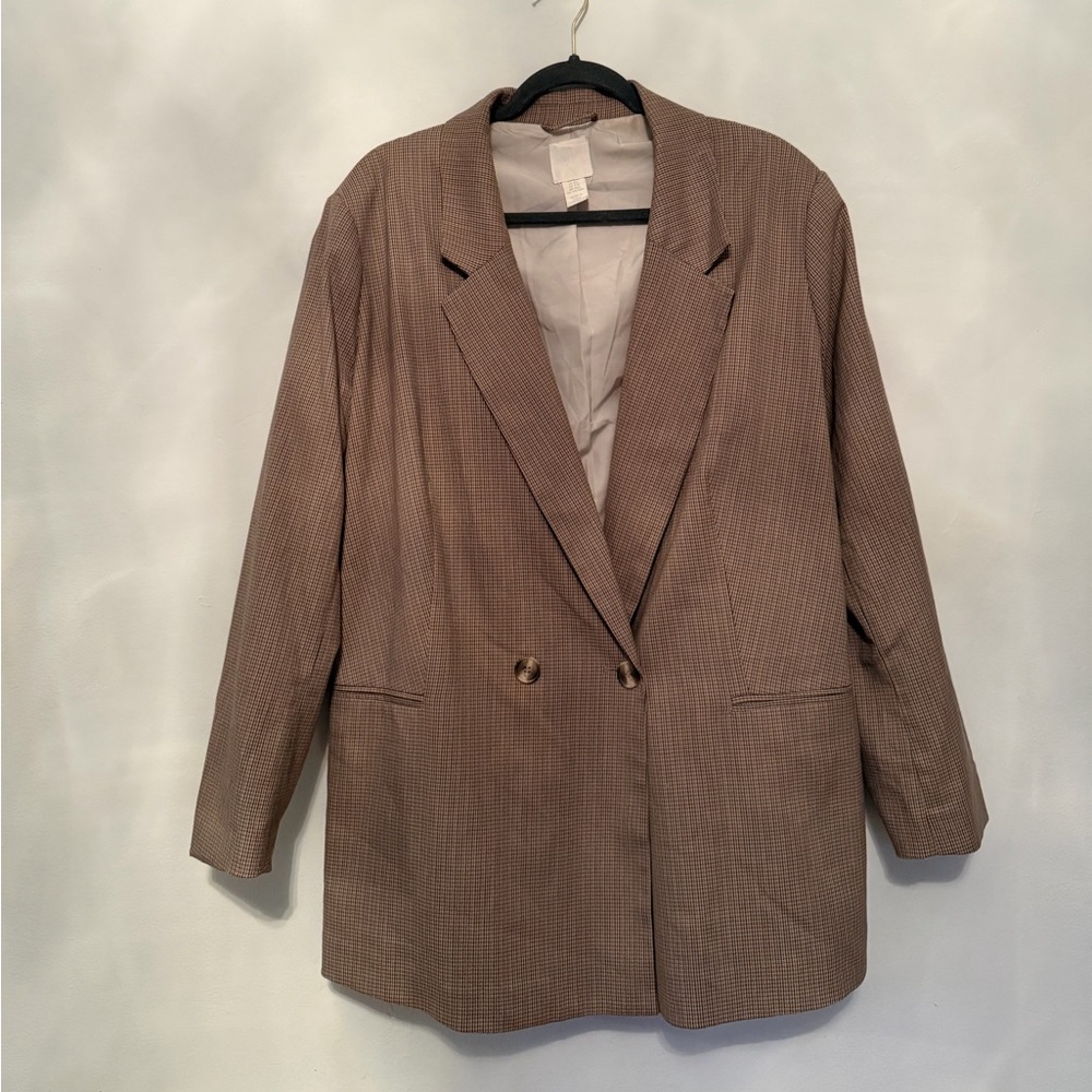 H&M Tan Oversized Women's Blazer XXL